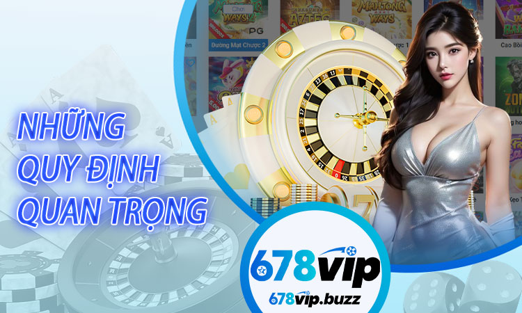 Những quy định quan trọng trong Điều Khoản Dịch Vụ 678VIP